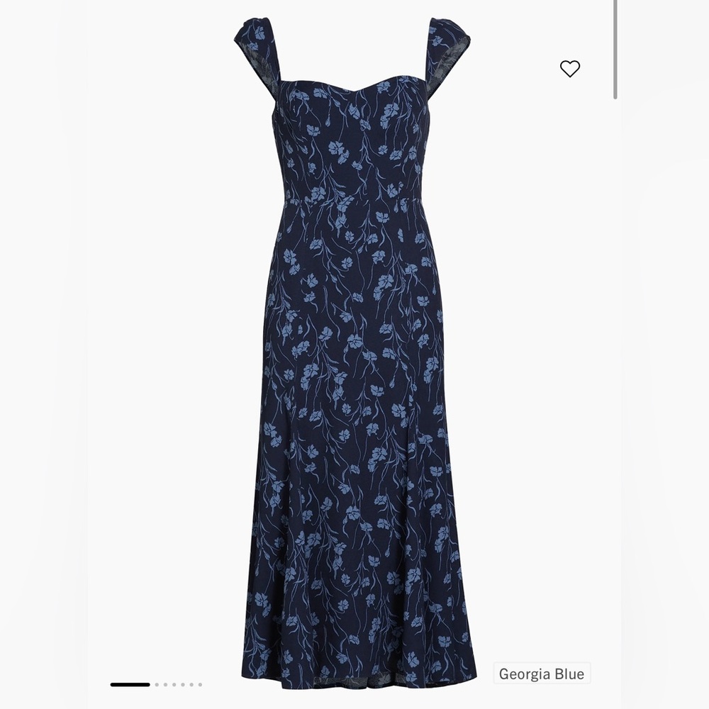 Reformation Bryson Dress | Georgia Blue | Size 10
